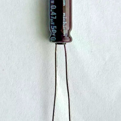 5 x Aluminum Electrolytic Capacitor 0.47uF 50V 5x11mm Nichicon