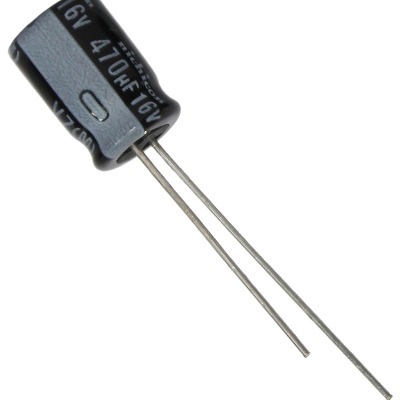 5 x Aluminum Electrolytic Capacitor 470uF 16V 8x11mm Nichicon