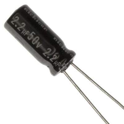 5 x Aluminum Electrolytic Capacitor 2.2uF 50V 5x11mm Nichicon