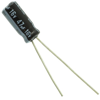 5 x Aluminum Electrolytic Capacitor 47uF 16V 5x11mm Nichicon